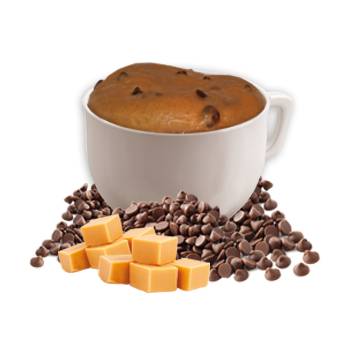 Chocolatey Caramel Flavored Mug Cake